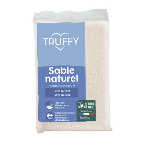 Sable naturel pour aquarium d'eau douce Truffy cri