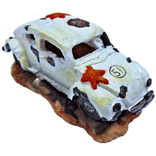 Décoration d'aquarium : voiture Beetle en résine -