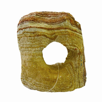Pierre Rainbow 1 trou : pierre naturel, L. 10 x l.
