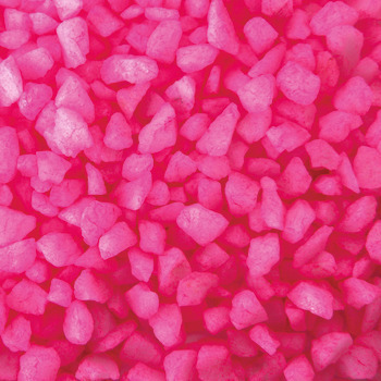 Sable d'aquarium rose fluo : 1 kg