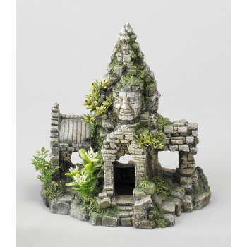 Déco d'aquarium Angkor Vat : L.24xl.16xh.24cm