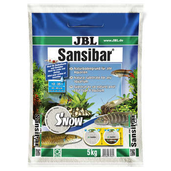 Substrat fin Sansibar Snow pour décor aquarium,ter