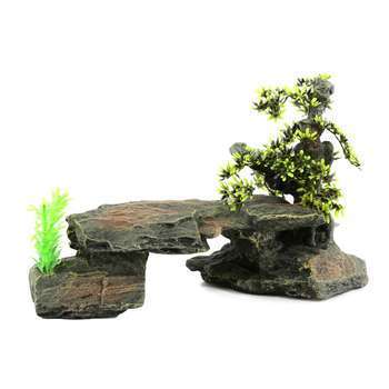 Décor Bonsai Stone  34x15,5x21Cm