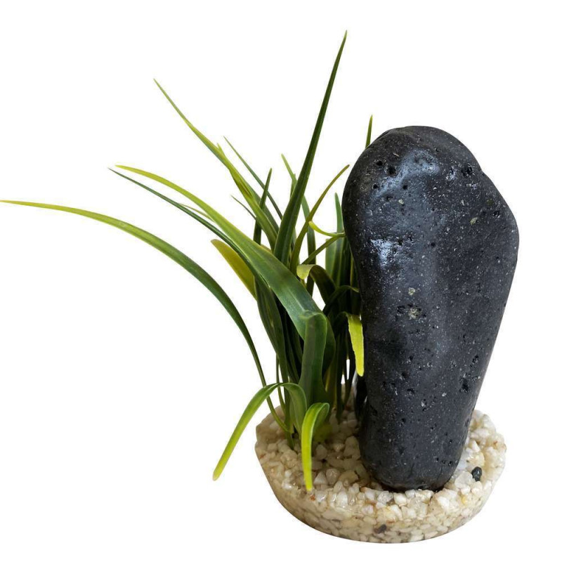 Décor pour aquarium Black Magma - H 15cm