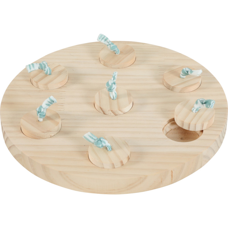 Plateau à friandises Neolife en bois pour lapin Ø2