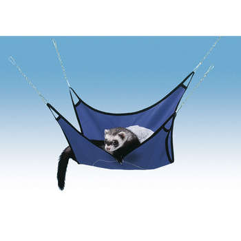 Hamac pour fûrets PA 4890 : en polyester bleu, 30x