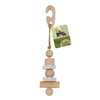 Jouet Rongis pour rongeurs, à suspendre: 2 pierres