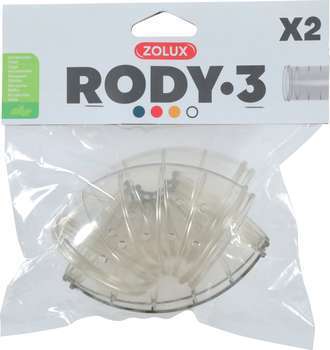 Tube coude rody gris transp