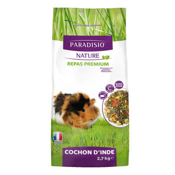 Repas premium Paradisio nature pour cochon d'inde