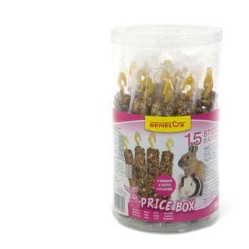 Friandises pour rongeurs : mix avec 15 sticks de 5