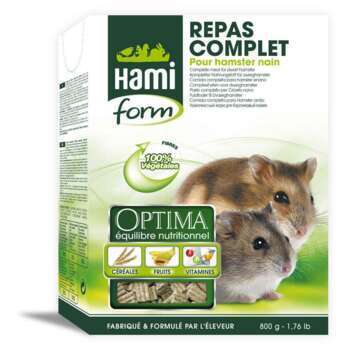 Repas complet pour hamster nain 800 gr