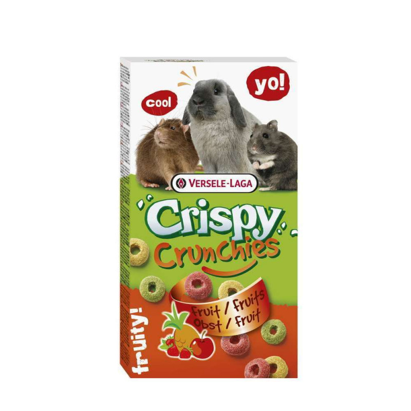 Crispy Crunchies fruits pour rongeurs - 75g