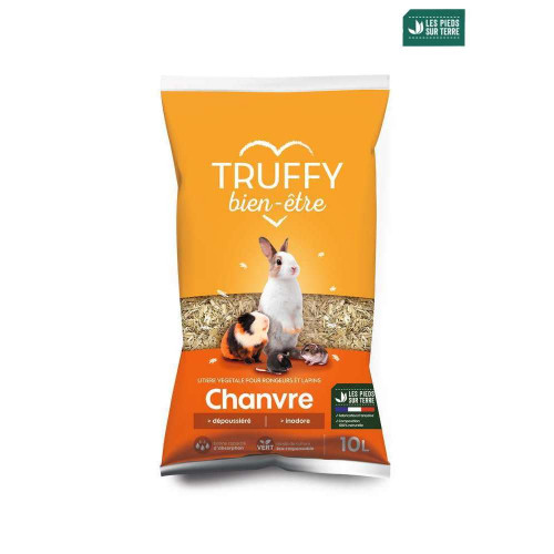 Litière végétale de chanvre pour rongeurs et lapin