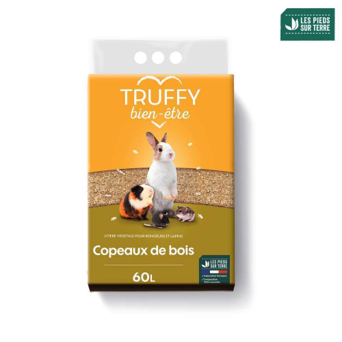 Litière en copeaux de pin pour rongeur Truffy bien