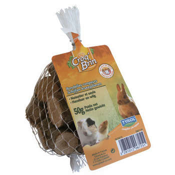 Rondelles rongeur saule noisetier : bois l. 8 x l.