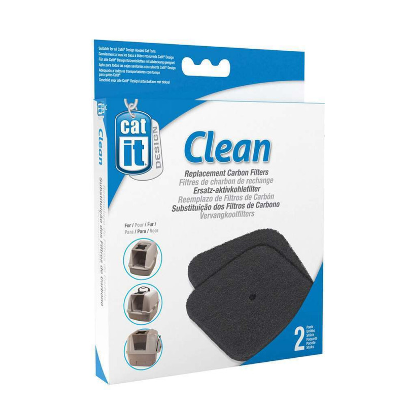 Recharge 2 Filtres charbon pour maison toilette