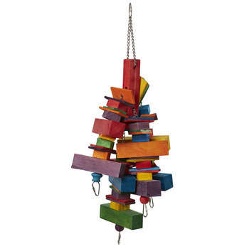 Jouet pour oiseaux Multi Wood Square