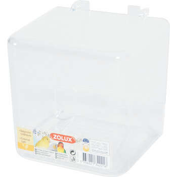 Baignoire extérieure transparente pour oiseau