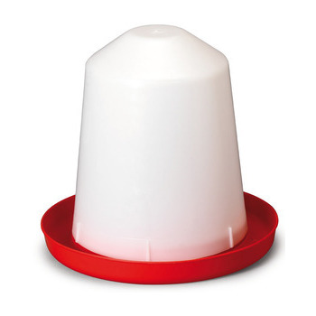 Abreuvoir pour poules : siphoïde plastique 10 litr