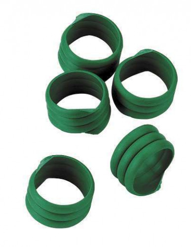 Bagues didentification Ø16mm 20 pces vert