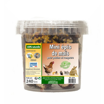 Friandises mini épis poule et rongeur : 240g