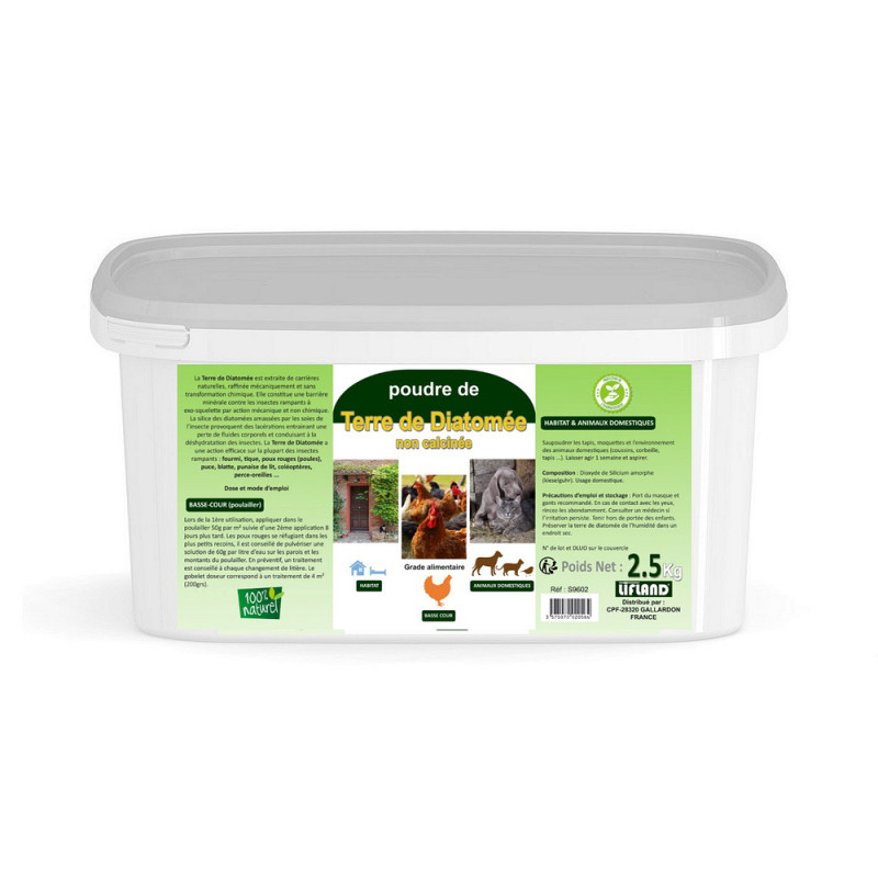Terre de diatomée - 2,5kg