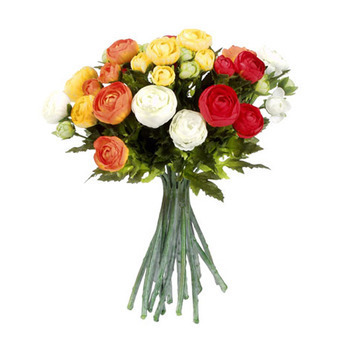 Bouquet de renoncules, orange 30 cm