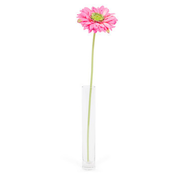 Gerbera artificiel : fuchsia h.49cm