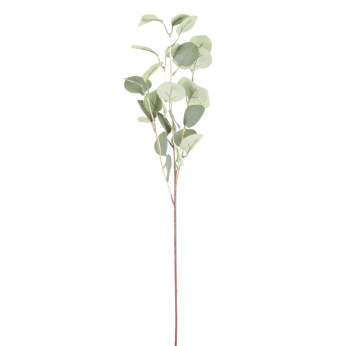 Fleur artificielle tige feuillage d'eucalyptus ver