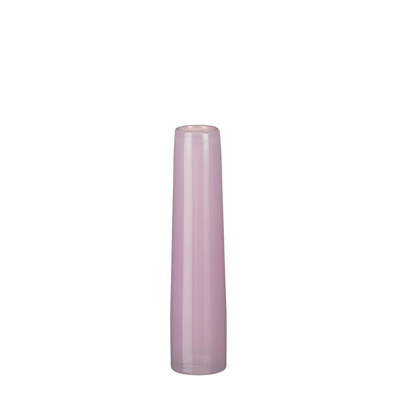 Soliflore Xandra en verre, coloris lilas - H. 30,5