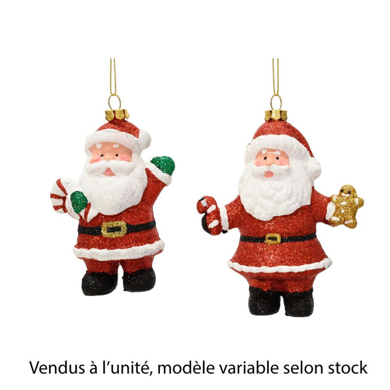 Suspension de Noël 'Père Noël', coloris rouge - mo
