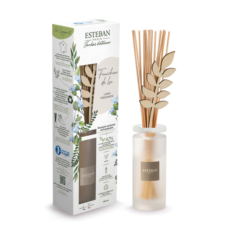 Bouquet parfumé Fraîcheur de Lin - 100 ml