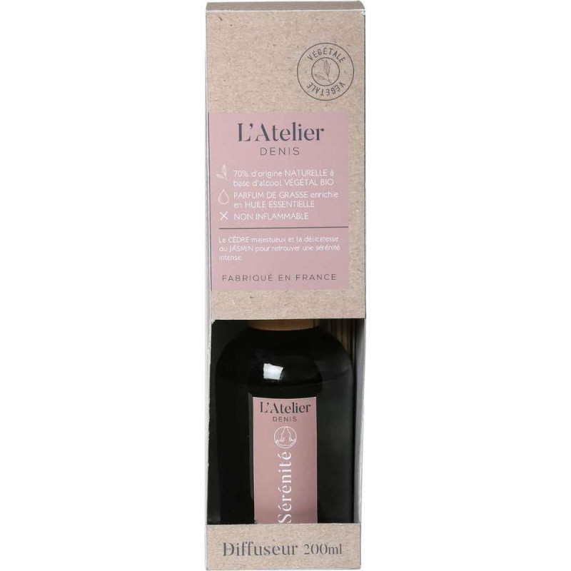 Diffuseur à tiges pour parfum d'intérieur Sérénité