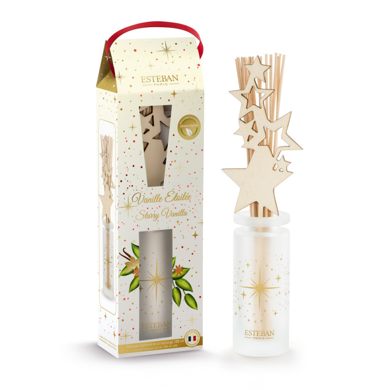 Bouquet parfumé, diffuseur d'ambiance vanille étoi
