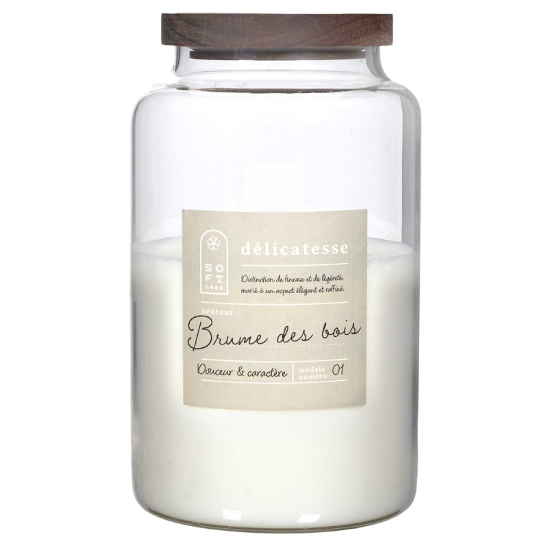 Bougie parfumée acacia, senteur brume des bois - D