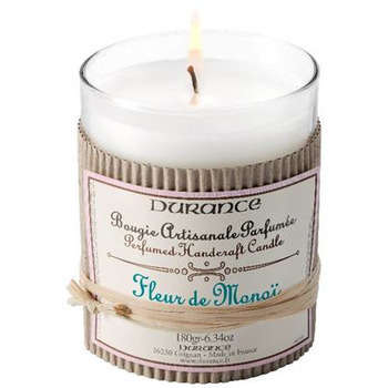 Bougie parfumée fleur de monoï cire végétale recha