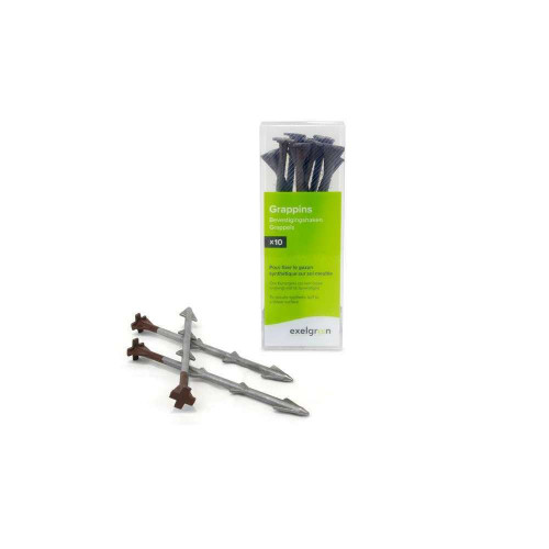 Grapins de fixation pour sol meuble - 10 pièces