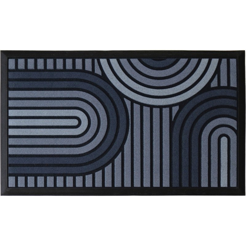 Tapis Swing arcs gris 76x46cm