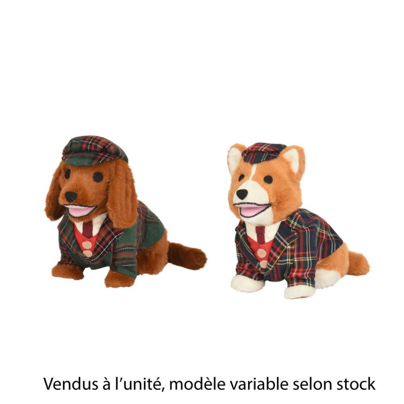 Figurine de Noël 'Chien avec beret', modèle variab