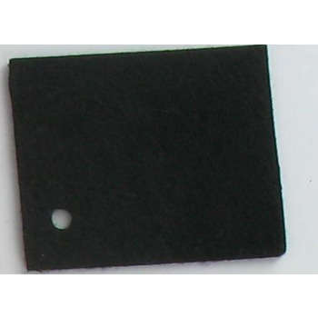Coupon feutrine noir, 30x30cmx2mm