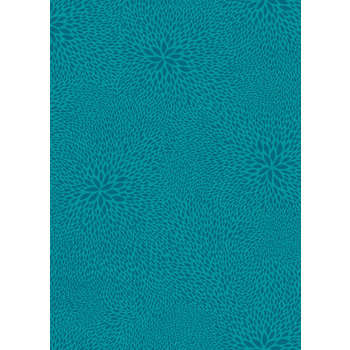 Feuille Décopatch 651 - turquoise à motifs