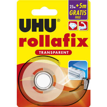 Dévidoir Rollafix, transparent 25m + 5m gratuit