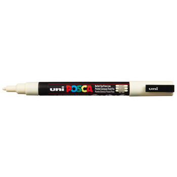 Marqueur peinture pointe fine conique Ivoire