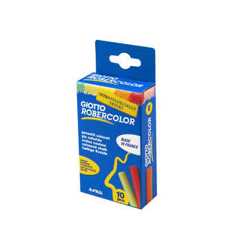 Etui 10 craies Giotto Robercolor , couleurs assort
