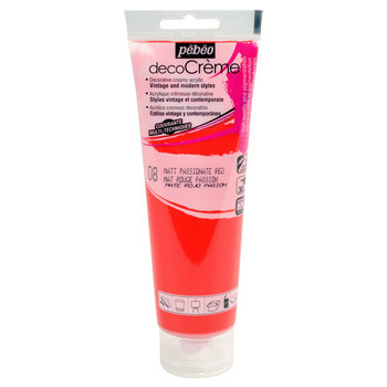 Peinture Décocrème : rouge passion 120 ml