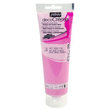 Peinture Décocrème : rose pivoine 120 ml