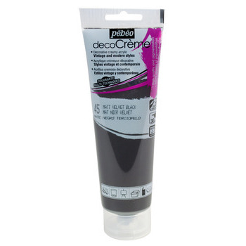 Peinture Décocrème : noir velvet 120 ml