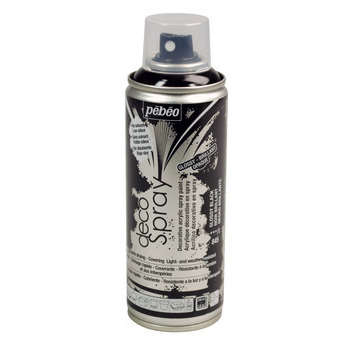 DecoSpray mat, 200ml : noir brillant