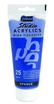 Studio Acrylics : 100ml bleu outremer