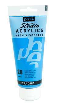 Studio Acrylics : 100ml bleu ceruleum